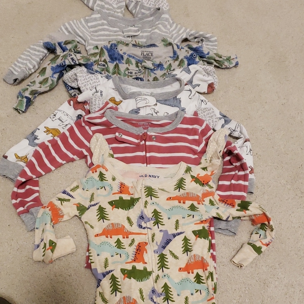 18-24 Months And 2T Sleepers Onesie 5 Pieces